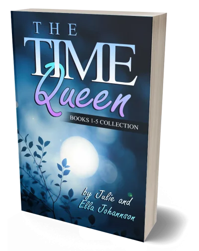 Cover of The Time Queen by Julie & Ella Johansson — a time‑travel mystery